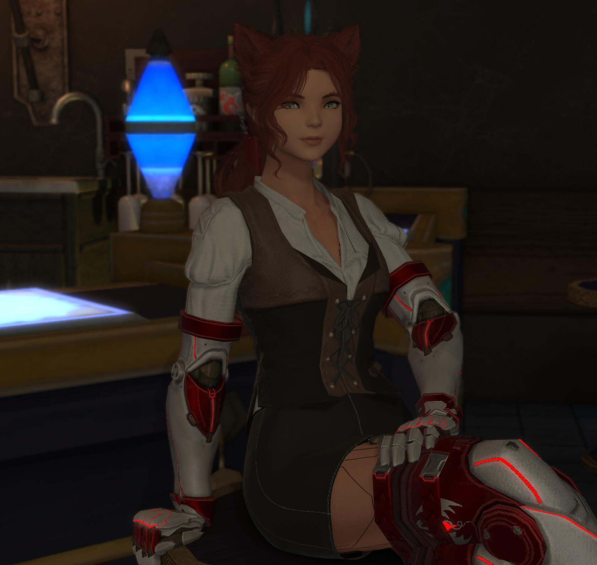 "So this is Eorzea? We're gonna have a great time~" knuckle crack